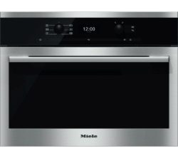 MIELE DG6300 Steam Oven - Black & Steel